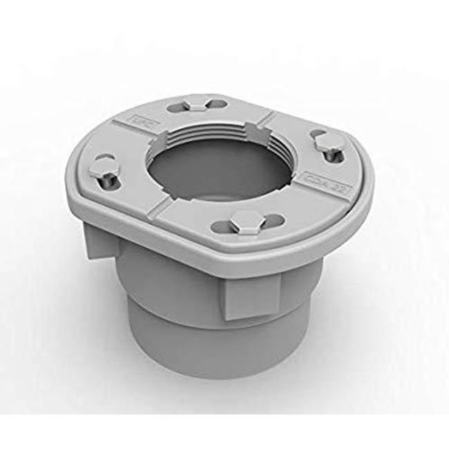 Infinity drain Compact Clamp Down Drain Pvc 2” Throat, 2” Outlet