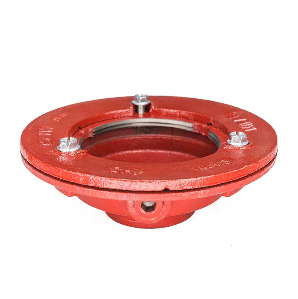 Infinity drain Compact Clamp Down Drain Cast Iron 4” Throat, 2