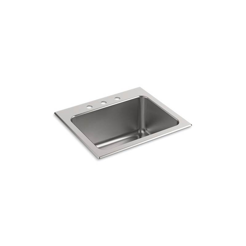 Kohler Ballad™ 25” X 22” X 119/16” Topmount Utility Sink With 3