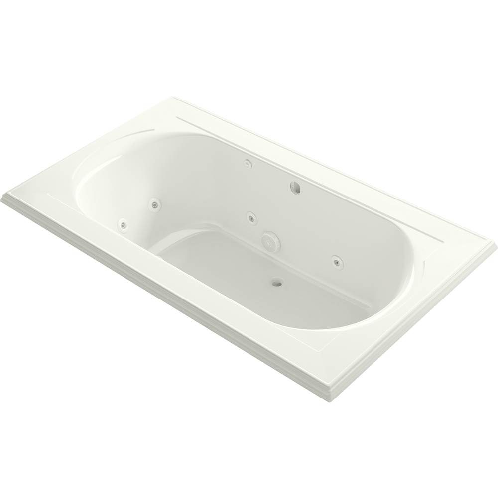 Kohler Memoirs® 72” X 42” Dropin Whirlpool Bath With Center Rear Drain