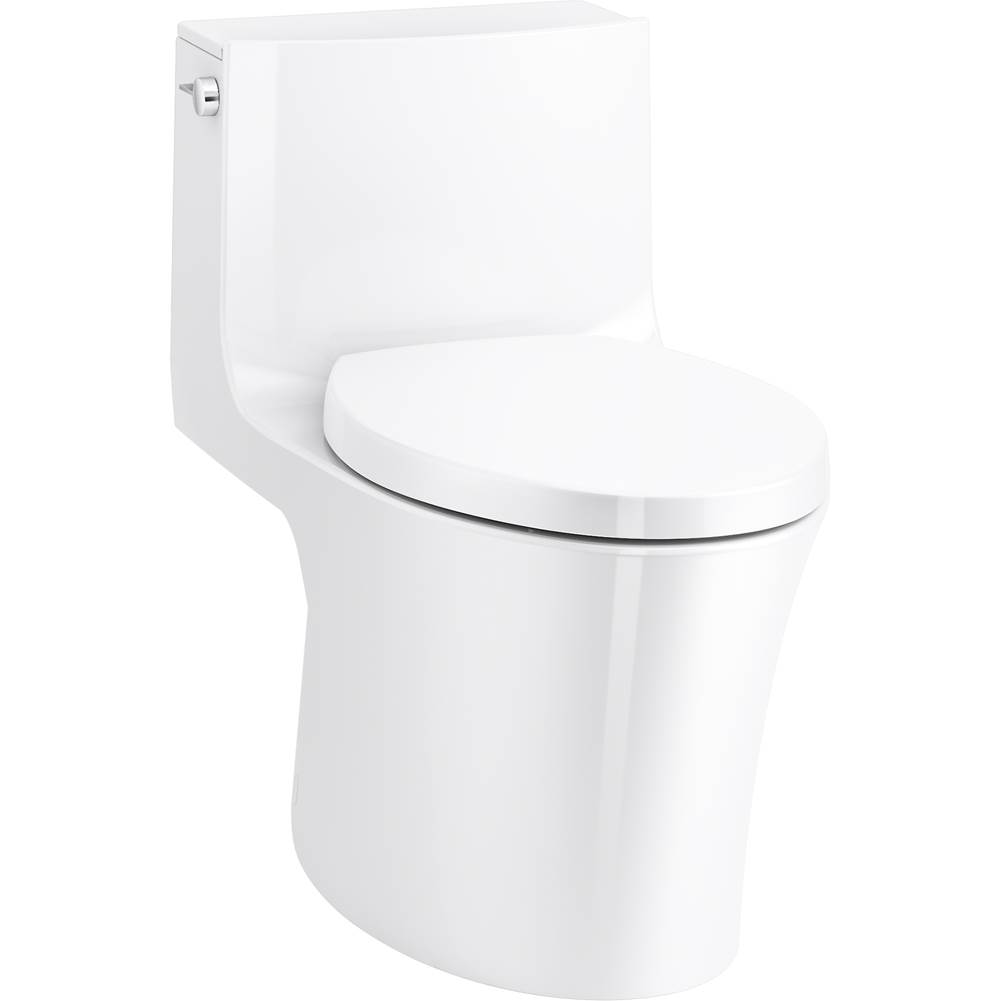 Kohler Veil® Onepiece Elongated Dualflush Toilet With Skirted Trapway