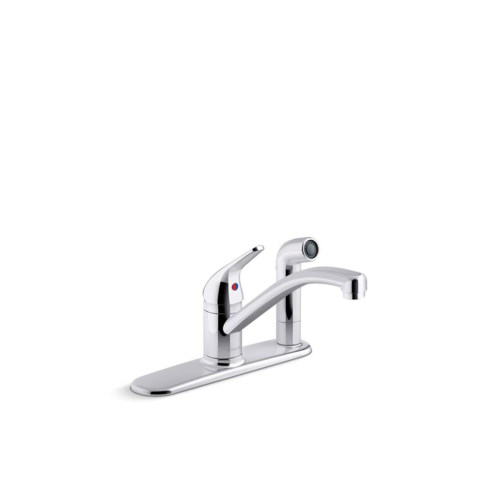 Kohler Jolt singlehandle Kitchen Sink Faucet With Sidespray