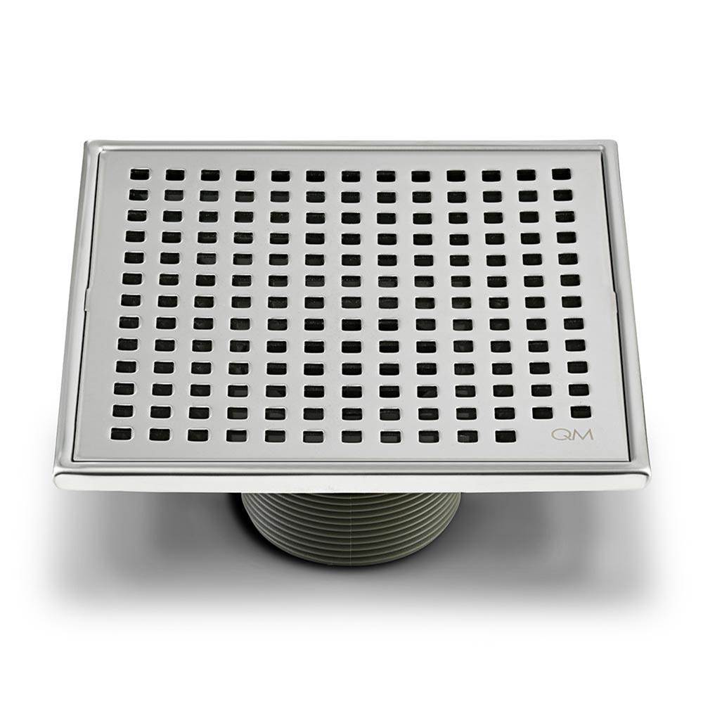 Qm drain Lagos Series. Mira Line. 5 3/4” Square Drain. TradeConnect