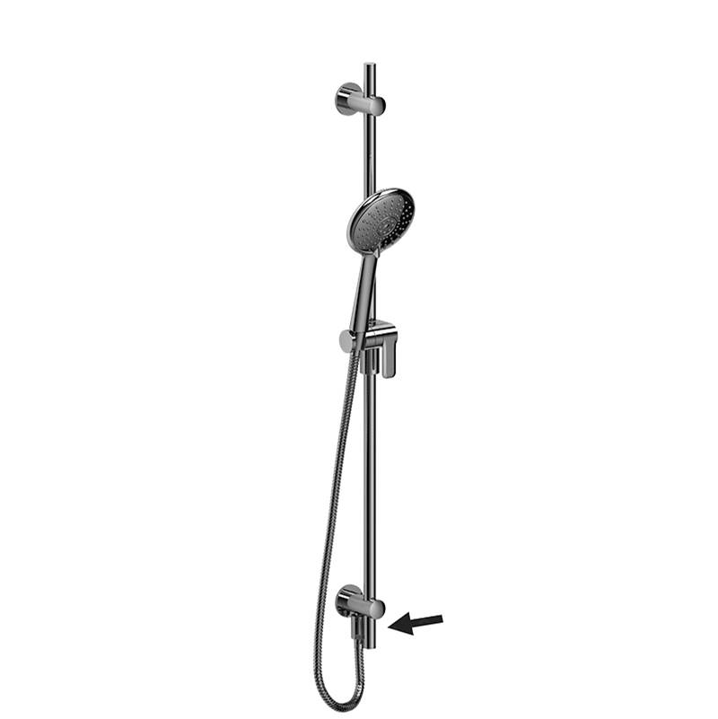 Riobel Hand shower rail with builtin elbow supply TradeConnect by