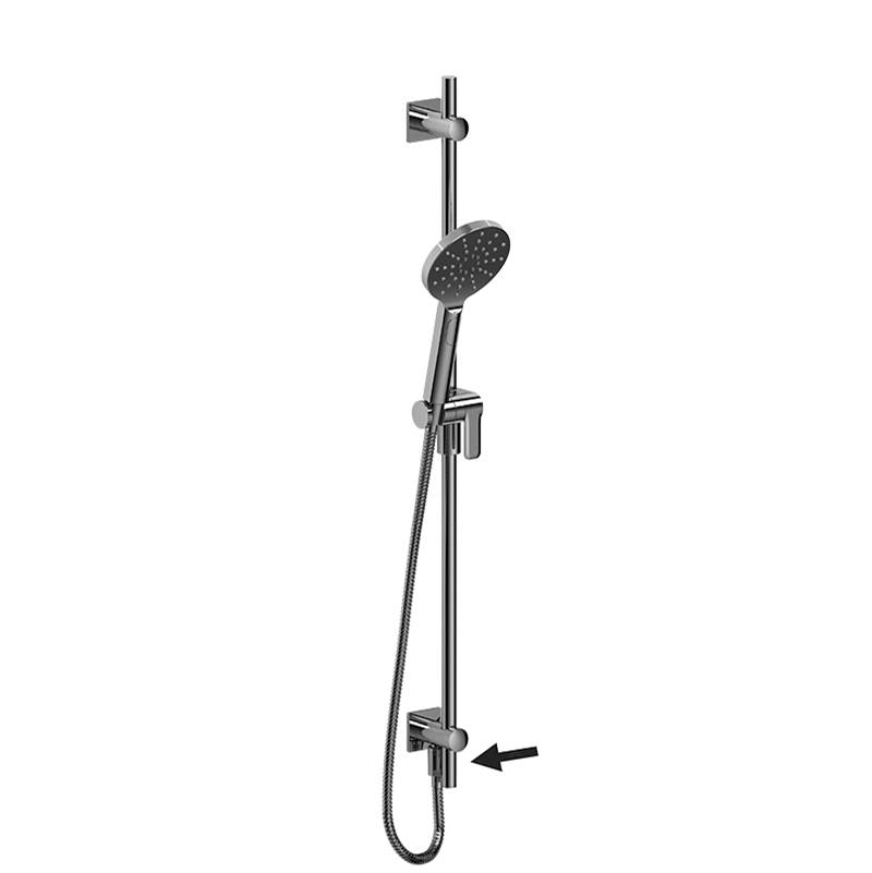 Riobel Hand shower rail with builtin elbow supply TradeConnect by