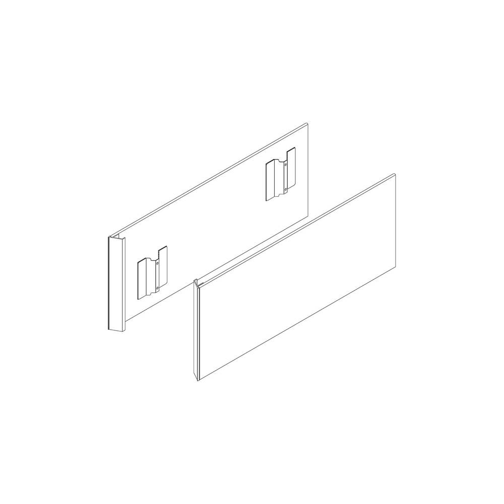 Robern Cartesian And Profiles Side Kit, 15” H X 21” D, Pair Side Kits