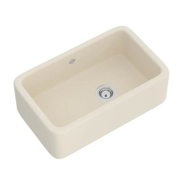 Rohl 30” Lancaster Single Bowl Farmhouse Apron Front Fireclay Kitchen