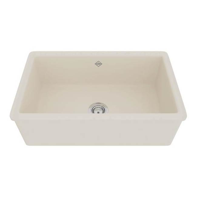 Rohl 30” Shaker Single Bowl Undermount Fireclay Kitchen Sink TradeConnect by Studio41