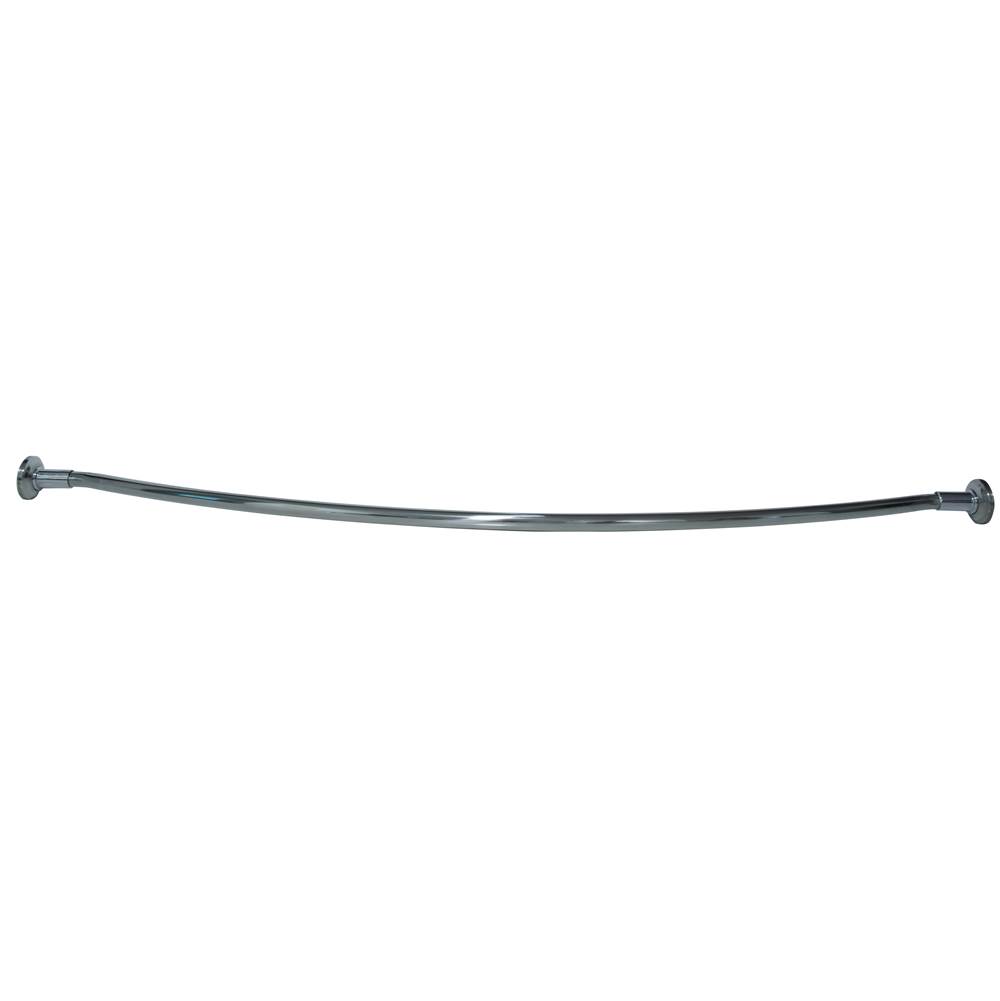 Taymor 5′ Curved Shower Rod With Flanges TradeConnect by Studio41