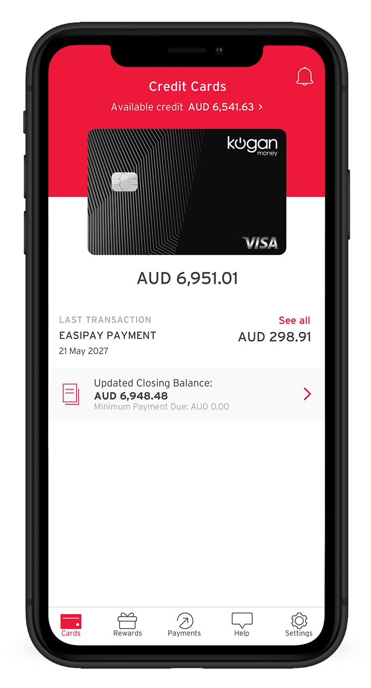 Download the Kogan Credit Card App Kogan Credit Card
