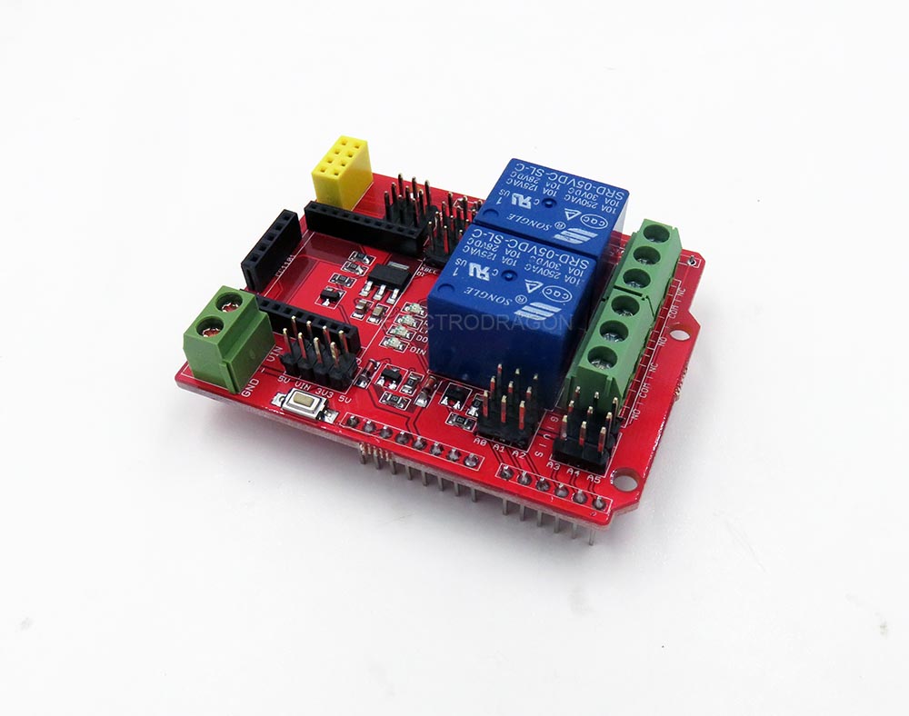 Wireless NRF24 Controlled Relays Arduino Shield ElectroDragon