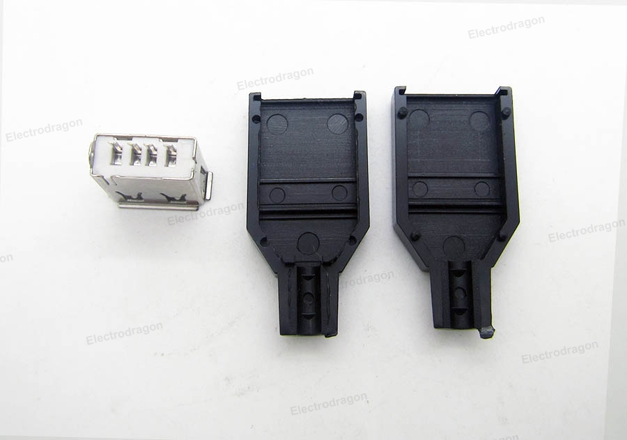 5Kits USB Connector Kit w/Plastic Case [Types] ElectroDragon