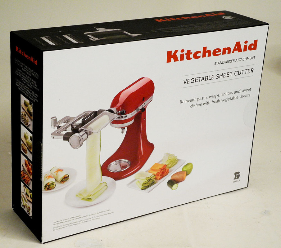 KitchenAid Vegetable Sheet Cutter Attachment Peeler New 883049442136 eBay