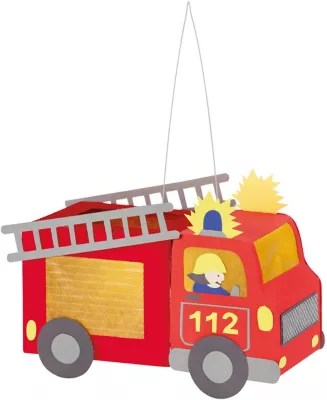 Feuerwehr Laterne Basteln Vorlage