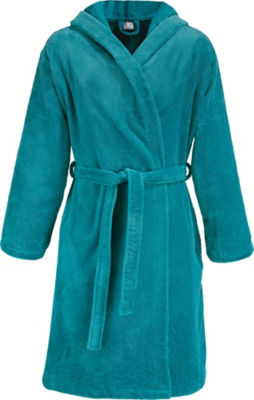 Velours UnisexBademantel Heidenheim mit Kapuze Erwin Müller