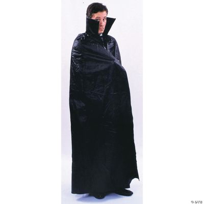 Floor Length Cape Black