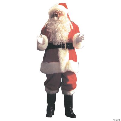 Men's Deluxe Santa Suit Costume Plus Size Discontinued