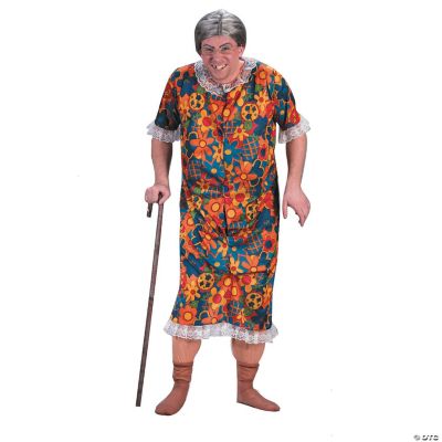 Adult's Gropin’ Granny Costume Halloween Express