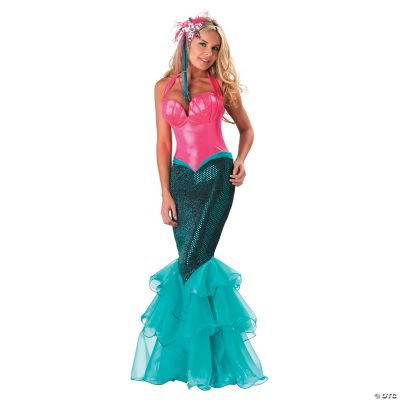 Women’s Mermaid Costume Medium Halloween Express