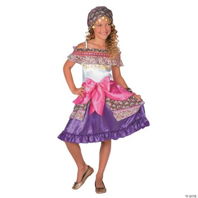Girl's Deluxe Gypsy Costume Small Halloween Express