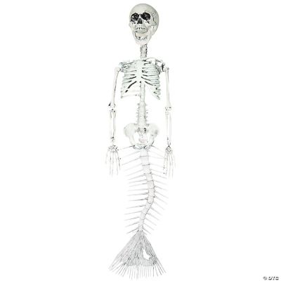 30" Mermaid Skeleton Decoration Halloween Express