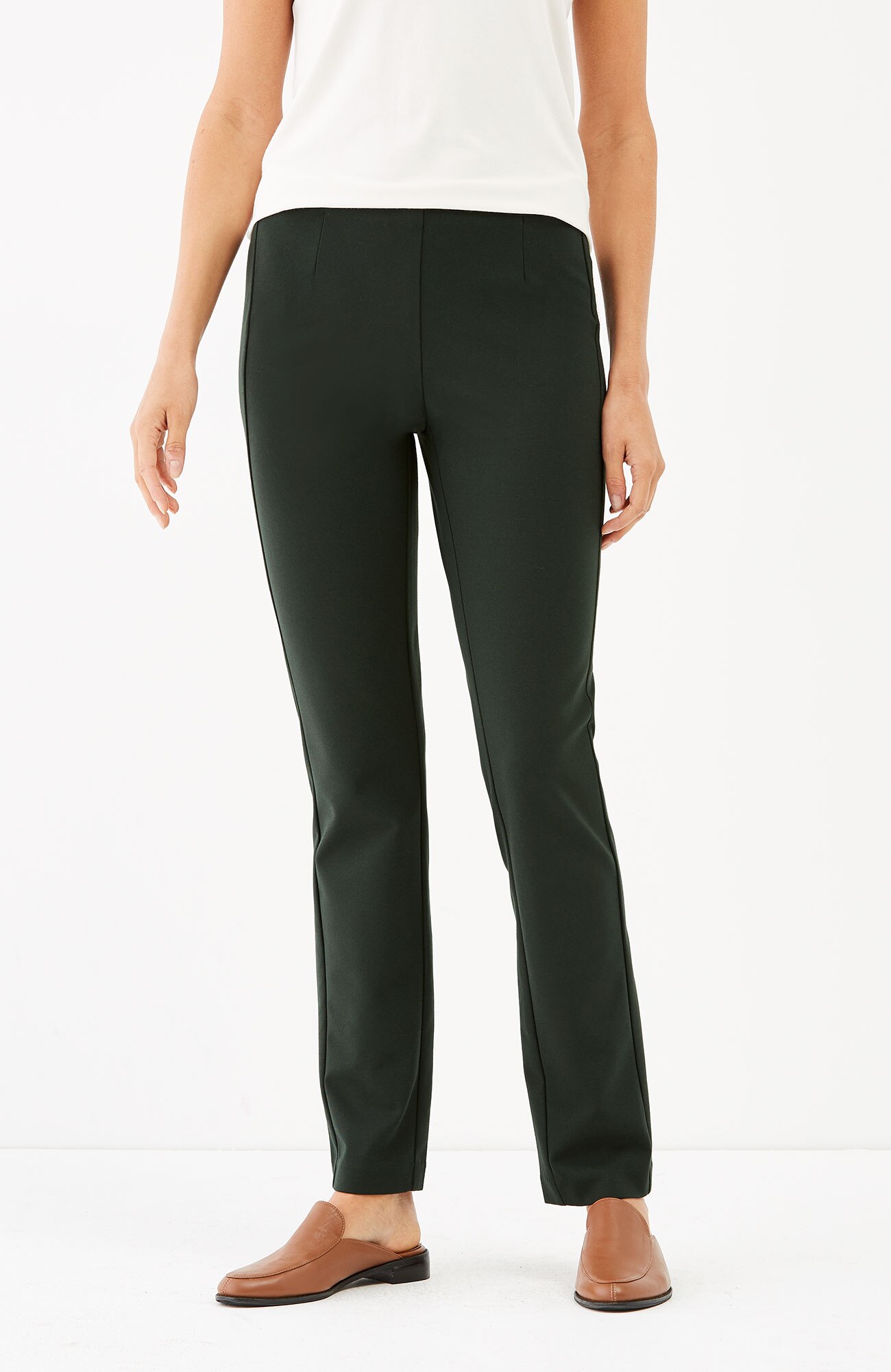 ponte knit slimleg pants J.Jill