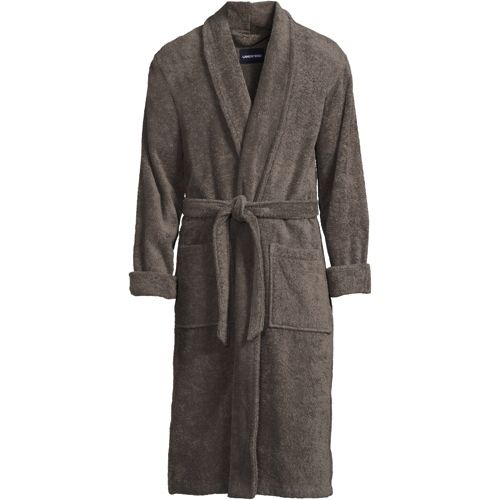 Men's Turkish Terry Bath Robe Lands' End