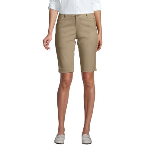 Spandex Bermuda Shorts Lands' End