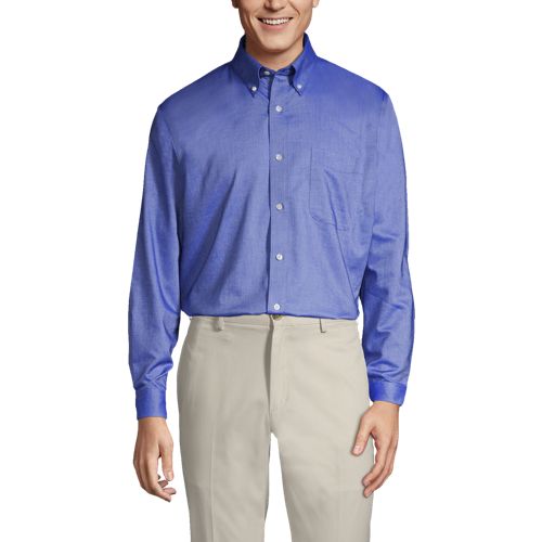 Men's Regular Traditional Fit Easyiron Buttondown Supima Oxford Shirt