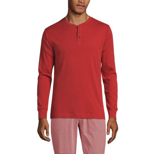 Mens Casual Henley Lands' End