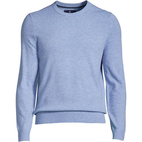 Fitted Crewneck Sweater Lands' End