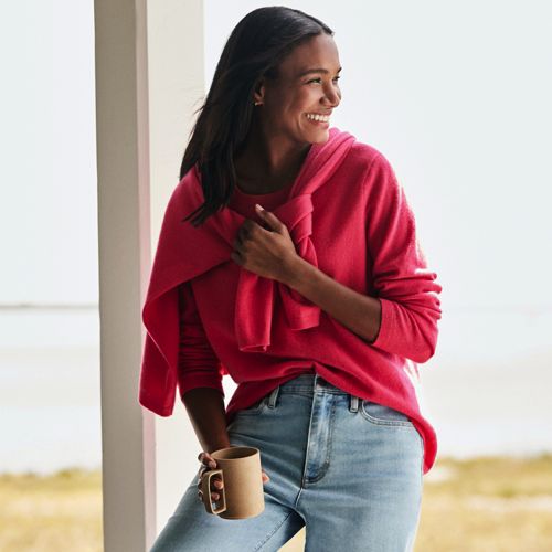 Women's Crew Neck Cashmere Jumper Lands' End