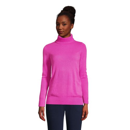 Women's Petite Cashmere Roll Neck Jumper Lands' End