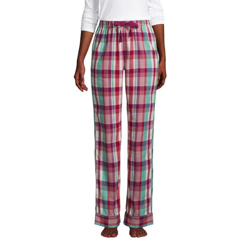 Women's Plaid Flannel Pyjama Bottoms Lands' End