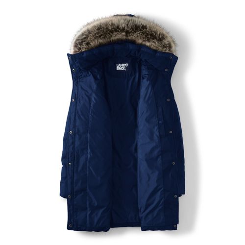 Womens LANDS END Down Jacket Large Exc. Cond munimoro.gob.pe