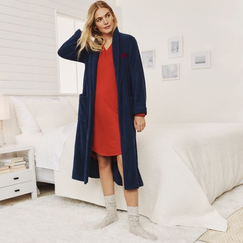 Women's Towelling Bath Robe Lands' End