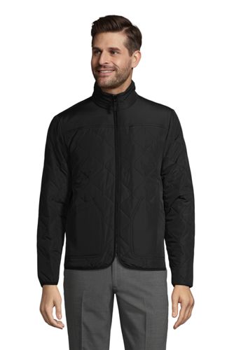 Lands End Men's Insulated Quilted Jacket (Black only) only 17.99