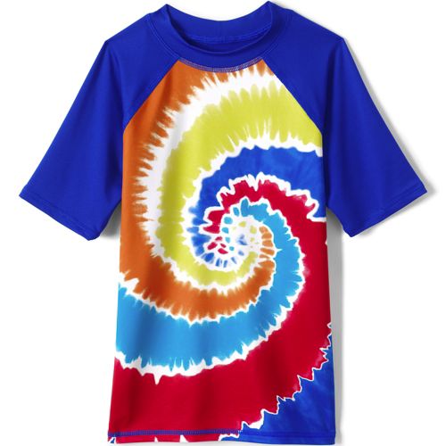 Boys Solid Rash Guard Lands' End