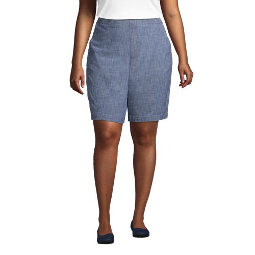 Spandex Bermuda Shorts Lands' End