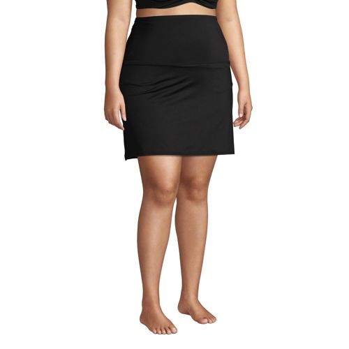 knee length swim skirt plus size , Up to 74
