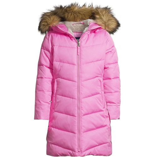 Girls' Fleece Lined ThermoPlume Coat Lands' End