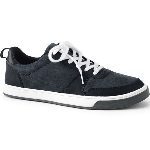 Men's Leather Comfort Trainers Lands' End