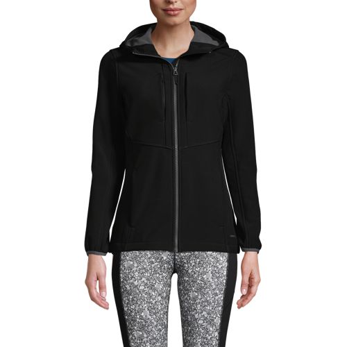 Women's Hooded Softshell Jacket Lands' End