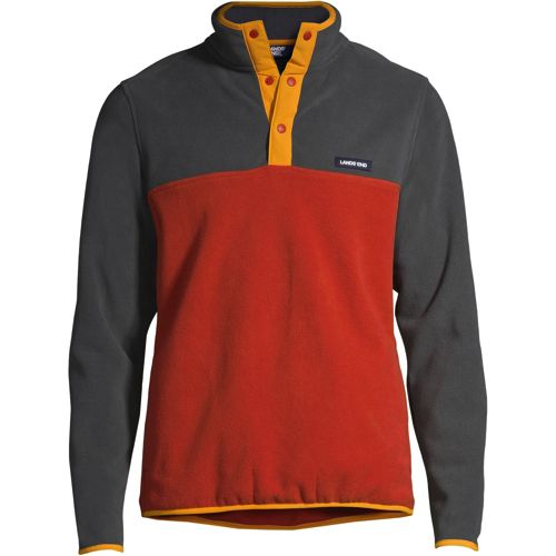 Men's Tall Midweight Fleece Top Lands' End