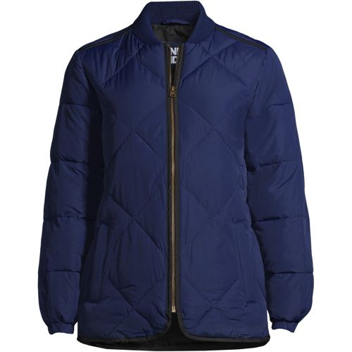 Plus Size Fit and Flare Winter Coats Lands' End