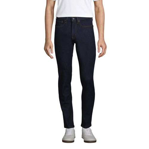Men Straight Fit Jeans Lands' End