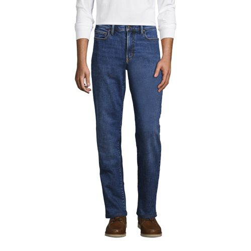 Men Traditional Fit Jeans Lands' End