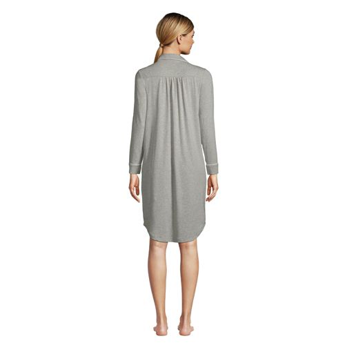 Cotton TShirt Nightgown Lands' End