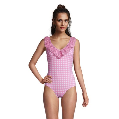 Trendy One Piece Swimsuit Lands' End