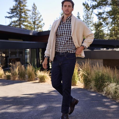 Men's Straight Fit Jeans Lands' End